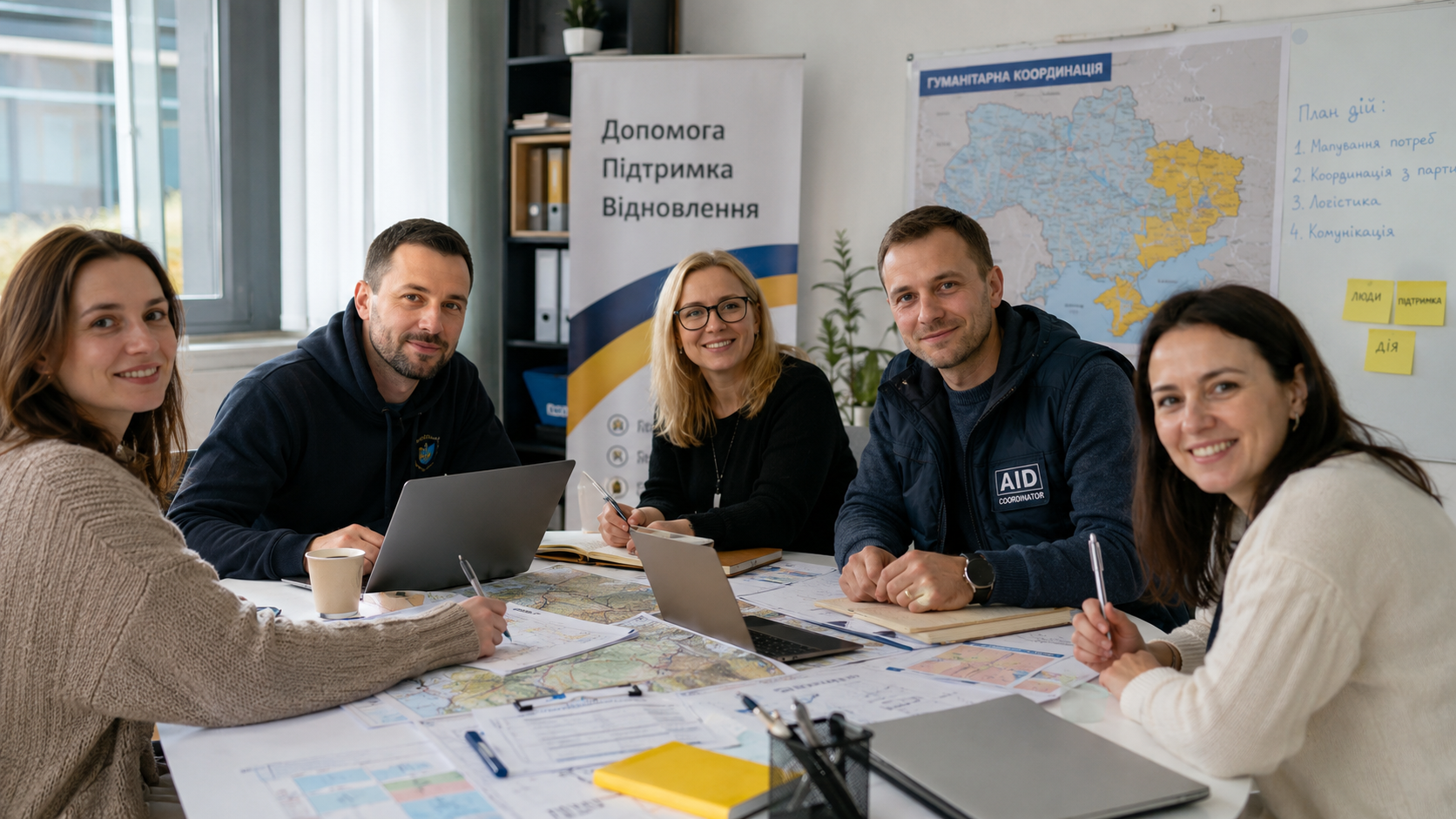 Гуманітарна та координаційна діяльність фонду